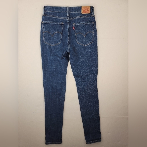 Levi's Sz 29 High Rise Skinny Jeans Distressed Stretch - Picture 10 of 10